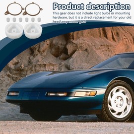 INGQI Driver and Passenger Side Headlight Motor Gear Bushings Repair kit for Chevy 1988-1996 Corvette