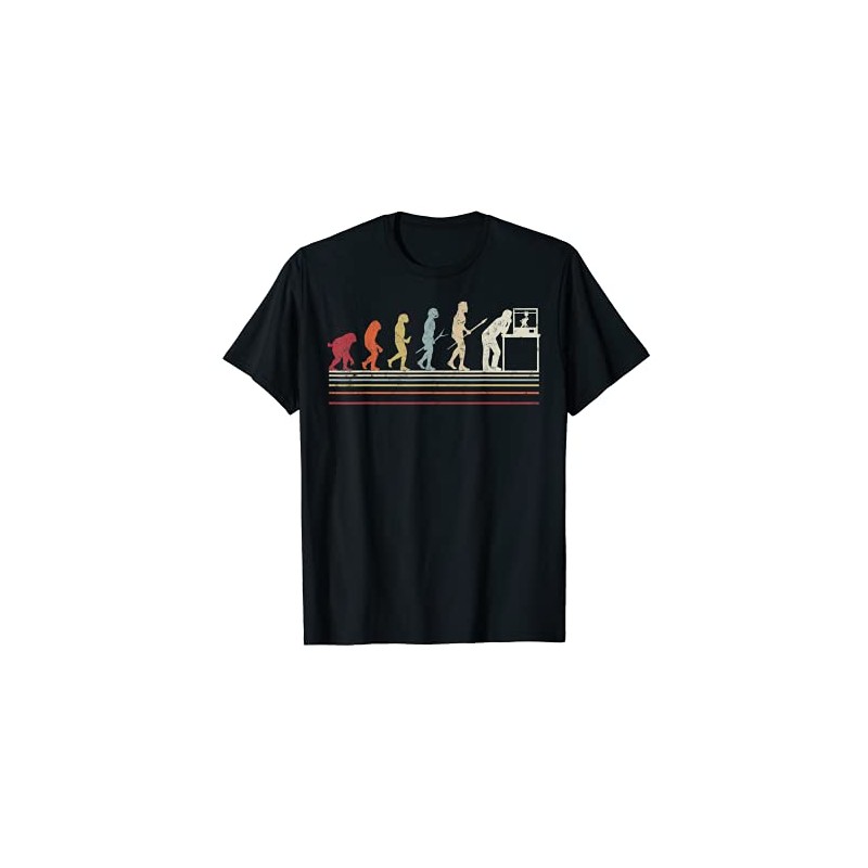 3D Printing Evolution Lover Waves Of Evolution 3D Printer T-Shirt