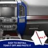 RAZPOY for F150 Interior Trim Kit, 4PCS Center Console AC
