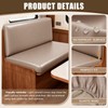 SearchI PU Leather RV Dinette Cushion Covers, Stretch Camper Cushion