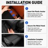 Car Seat Extender Leg Support Cushion, Memory Foam Car Seat