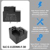 30A 250V Power Relay - SLC-S-112DMK-F-30, Miniature Design, High Switching