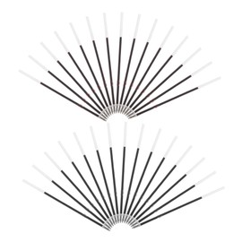 Gadpiparty 200pcs Black Replaceable Refills for Smooth Writing for Office and School Use