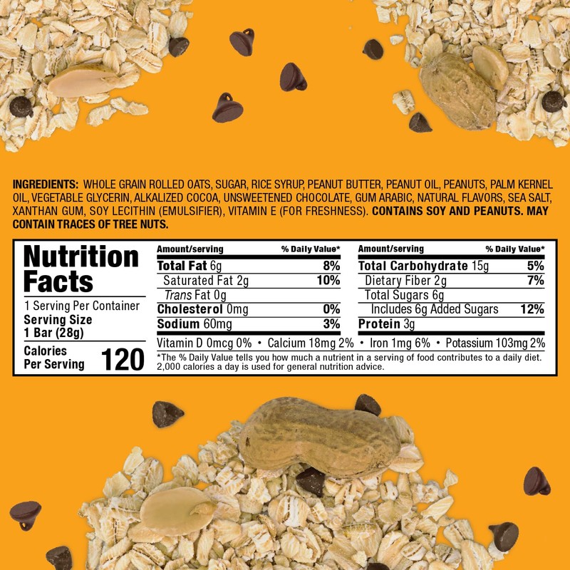 Bobo's Dipp’d Bars (30 ct Case) (Peanut Butter + Dark