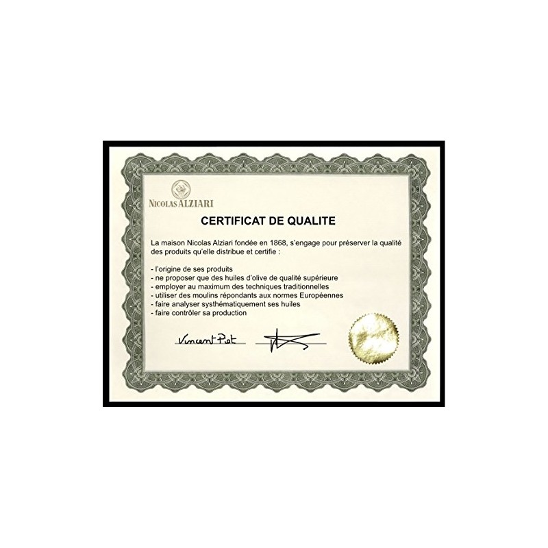 Nicolas Alziari "Cuvee Cesar" Organic EVOO, (500ml / 16.9 fl