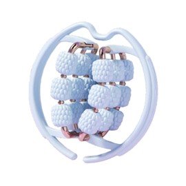 Harilla Massage Roller, Massage Roller, 18 Wheels, Building Massage Roller, Multifunction Al Arm Leg Massage Hand for Calf, Waist, Thigh Arm, Blue