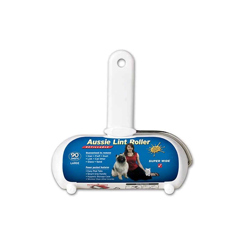 Aussie Lint Roller, Large, White