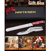 Naitesen 2PCS All Purpose Kitchen Shears and Brisket Carving Knife