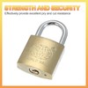 PATIKIL Stainless Steel Padlocks 1.6", 1 Pcs Long Shackle Lock