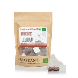 FRISAFRAN - Infusion Fruits of Organic Forest in Pyramids | Relaxing | Rich in Vitamins - 60Uds