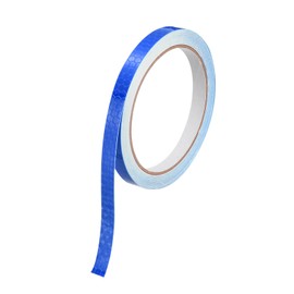 MECCANIXITY Reflective Tape, 0.5" x 26 Ft Night Safety Caution Warning Tapes Adhesive Tapes Waterproof PVC Marking Stickers for Trailers Motorcycle Steps Floor Boats Floor, Blue