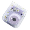 Instant Camera Bag for Mini8 9 11 Transparent Daisy Print