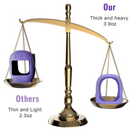 YouKnow Silicone Case for JBL Clip 5 Ultra Portable Bluetooth Speaker, with Removable Strap Attach to Bike Golf Cart Boat (Purple)