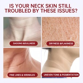 AH-8 Firming Neck Cream with Neck Roller –Neck Firming Cream to Improve Wrinkles, Fine Lines & Double Chin, Firm & Lift Sagging Skin (120g)