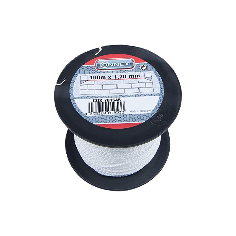 Connex Polypropylene Braided Mason's Twine, Knot Resistant, Tear Resistant &