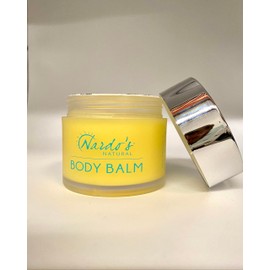Nardo's Natural Body Balm / 4 oz - Organic Belly & Body Butter, Foot Balm, Baby Rash Relief, Infused with Organic Oils - Enriched Formula for Dehydrated, Damaged & Flaky Skin (Pack of 1)
