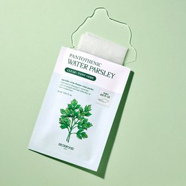 Skinfood [10+10] Pantothenic Water Parsley Mask Pack + 3 random sous vide masks given away / 스킨푸드 [10+10] 판토테닉 워터 파슬리 마스크팩 +수비드 마스크 랜덤 3매 증정