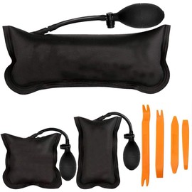 Air Wedge Bag Pump,Professional Leveling Strong Air Wedge Bag Kit, Alignment Tool Inflatable Shim Bag, Car Door and Window Installation and Positioning air Cushion airbag (7 PCS)