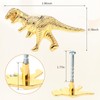 ArtisanWonders 8 Pack Metal Dinosaur Knobs for Kids Furniture -