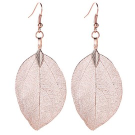 Earrings for Women Colorful Layered Leaf Earrings Bohemian Dangle Drop Tassel Silver Earrings Women Gifts leaf rose gold earrings