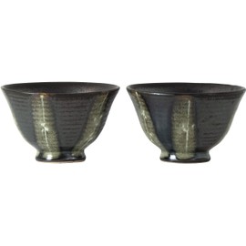 JADE TEMPLE Ceramic Miso Bowls, Pack of 2, Capacity 330 ml - 1 Set