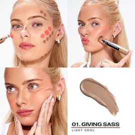 Contour STAY-N - All-Day Liquid Contour - Long-lasting, buildable, ultra-blendable contour:_01 - Giving Sass