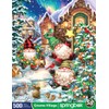 Springbok Gnome Village 500 Piece Holiday Jigsaw Puzzle- Made in