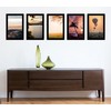 Fisnish 11x17 Picture Frame Set of 5, Black Poster Frame
