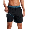SILKWORLD Mens Swim Trunks Front Zipper Fly Quick Dry Beach
