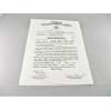 U S Army Commissioned Officer or Warrrant Office Promotion Certificate