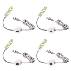 4 Pack 2W 30 LED Sewing Machine Lamp Fixed Base Magnetic Flexible Flexible Gooseneck Design for Housework Energy Class A