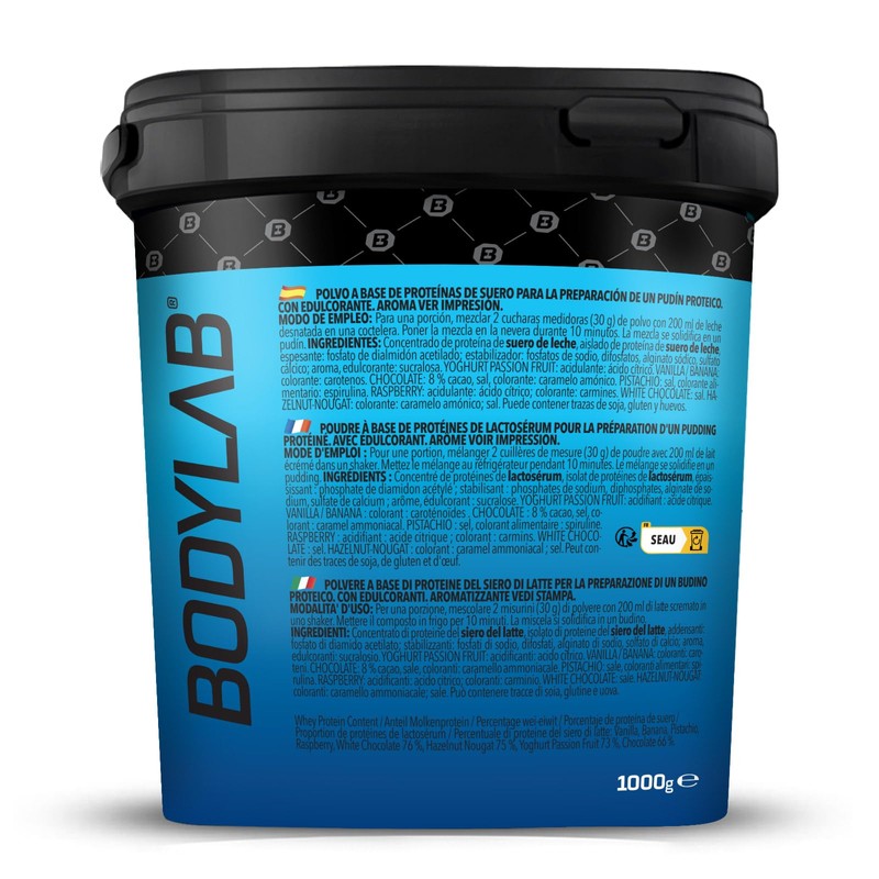 Bodylab24 Bodylab24 Protein Pudding Blaubeere 1000g, mit bis zu 25g