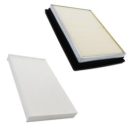 YxpBrake Engine and Cabin Air Filter Set for Nissan Sentra 2013 2014 2015 2016 2017 2018 2019, Juke 2011 2012 2013 2014 2015 2016 2017, Replace CA6900, CF11177