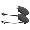 2PCS Front Bumper Tow Hook Cover 5E0807241 Replacement For OCTAVIA