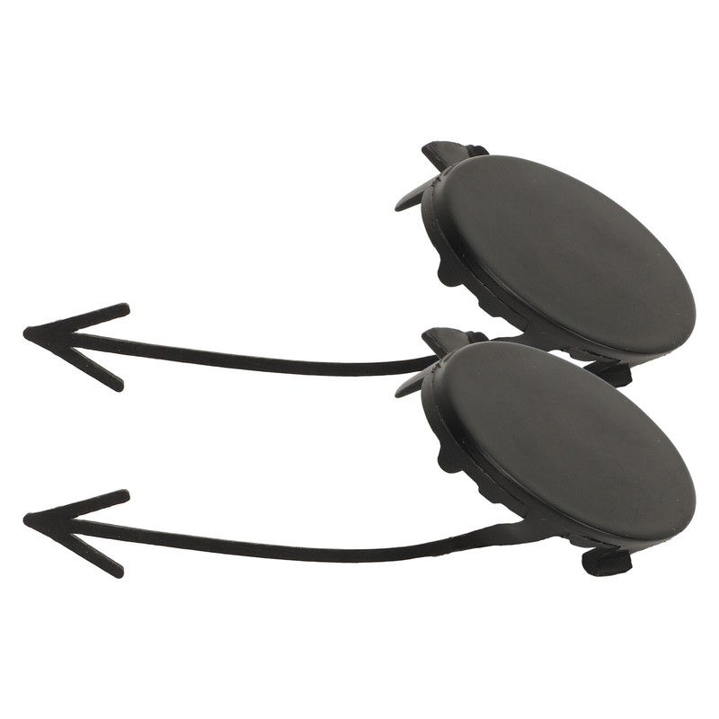 2PCS Front Bumper Tow Hook Cover 5E0807241 Replacement For OCTAVIA