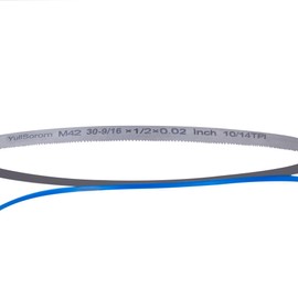 YullSorom 30-9/16 inch Bandsaw Blades 10/14 TPI,30-9/16" x 1/2" x 0.02" Porta Band Saw Blades Replacement for Milwaukee Metal Band Saw 3-Pack