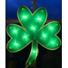 Impact Innovations Shamrock Lighted Window Decoration Indoor Outdoor Use 14”