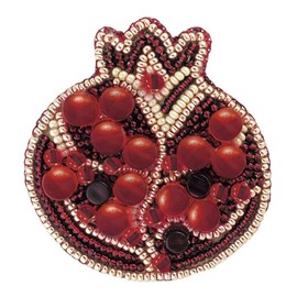 Crystal Art Beadwork kit for Creating Brooch BP-183C Pomegranate
