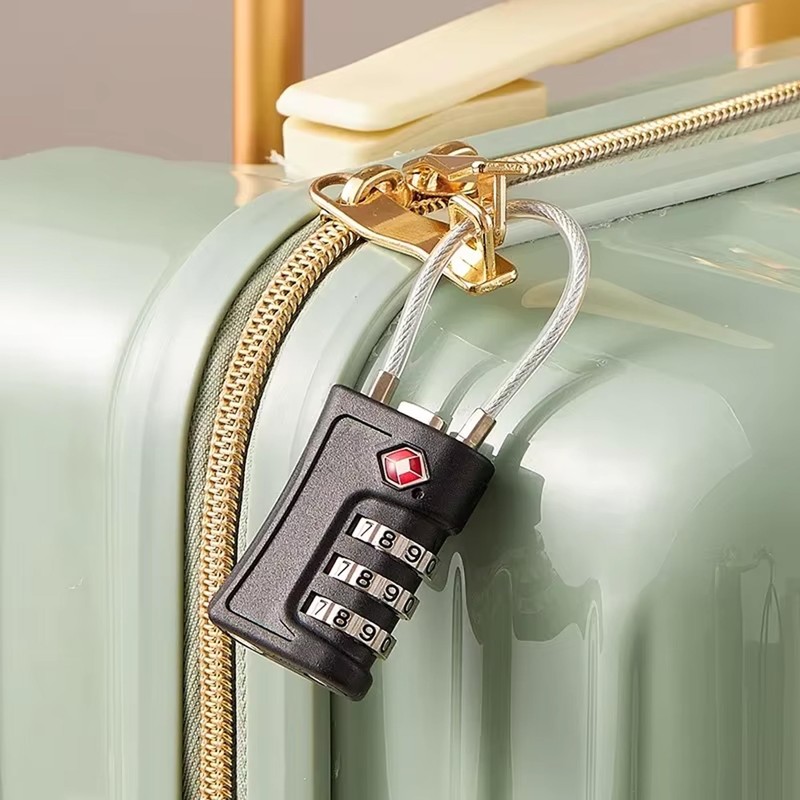 EVRU TSA Luggage Locks, [2 Pack] 3-Digit Security Suitcase Locks,