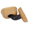 Door Stopper Non Magnetic No Drilling Windproof Wood Grain Invisible