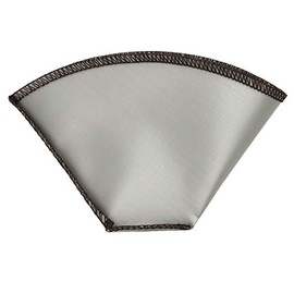 Captain Stag UW-3533 Coffee Filter, Dripper, Stainless Steel Mesh Filter, For 2-4 Cups, Foldable, Silver, Product Size (W x H): Approx. 0.6 x 0.37 inches (15 x 9.5 mm) (when stored)