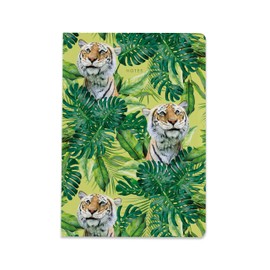 Wildlife A5 Notebook - Journal with Lined Pages by Lola Design x ZSL (Tiger)