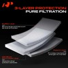 A-Premium Filtro de Aire de la Cabina para Hyundai Accent
