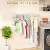 Wall Mounted Drying Rack for Laundry 23.6'', Foldable Laundry Drying