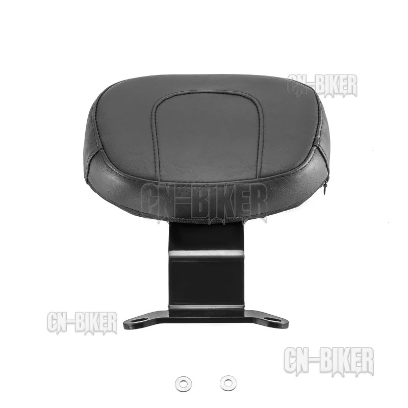 CB Gloss Black Driver Rider Backrest For Harley Breakout FXBR