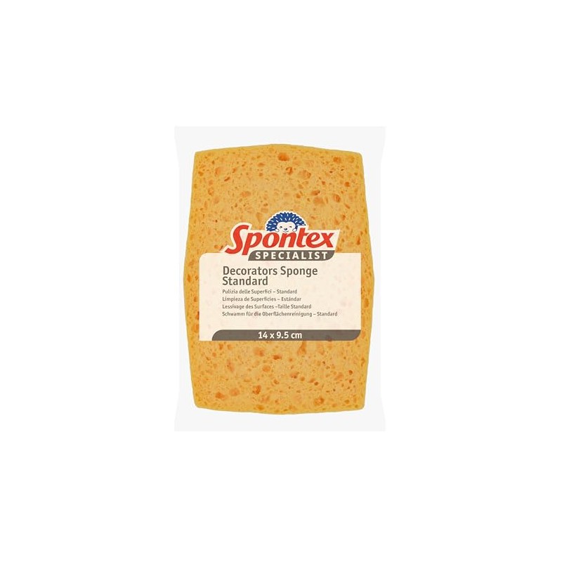 Spontex 1579 Specialist Decorators Sponge - Standard, Yellow