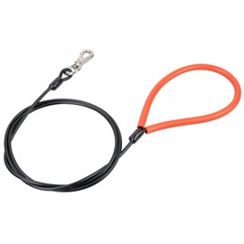 Chew Proof Dog Lead, Dog Lead Chain, Bite Resistant, Chain Lead for Large and Small Dogs Training (1.5 m, A) Red