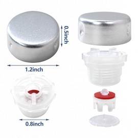 WELURE 630-7500 1-Pack Vacuum Breaker Repair Kit Compatible for Prier 400 500 Series Part Accessories Pressure Vacuum Breaker Outside Faucet Wall Hydrants Replacement Plunger Assembly