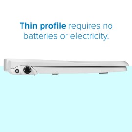 Brondell Swash Ecoseat Non-Electric Bidet Toilet Seat, Fits Elongated Toilets, White - Dual Nozzle System, Ambient Water Temperature - Bidet with Easy Installation