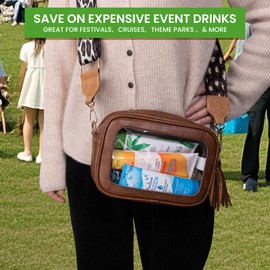 Mealivos Lotion Flasks 3 Pack, 100ml Tubes with Quart Bag, Disguised Containers-Hidden Alcohol Travel Flasks